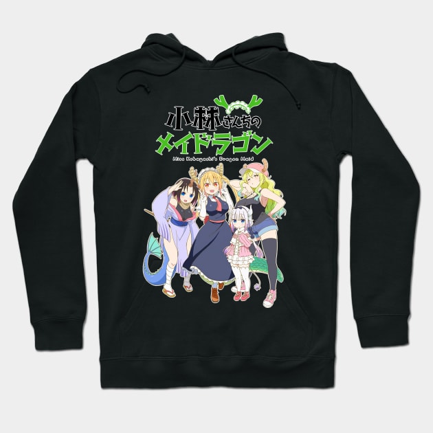 dragon maid Hoodie by Amacha